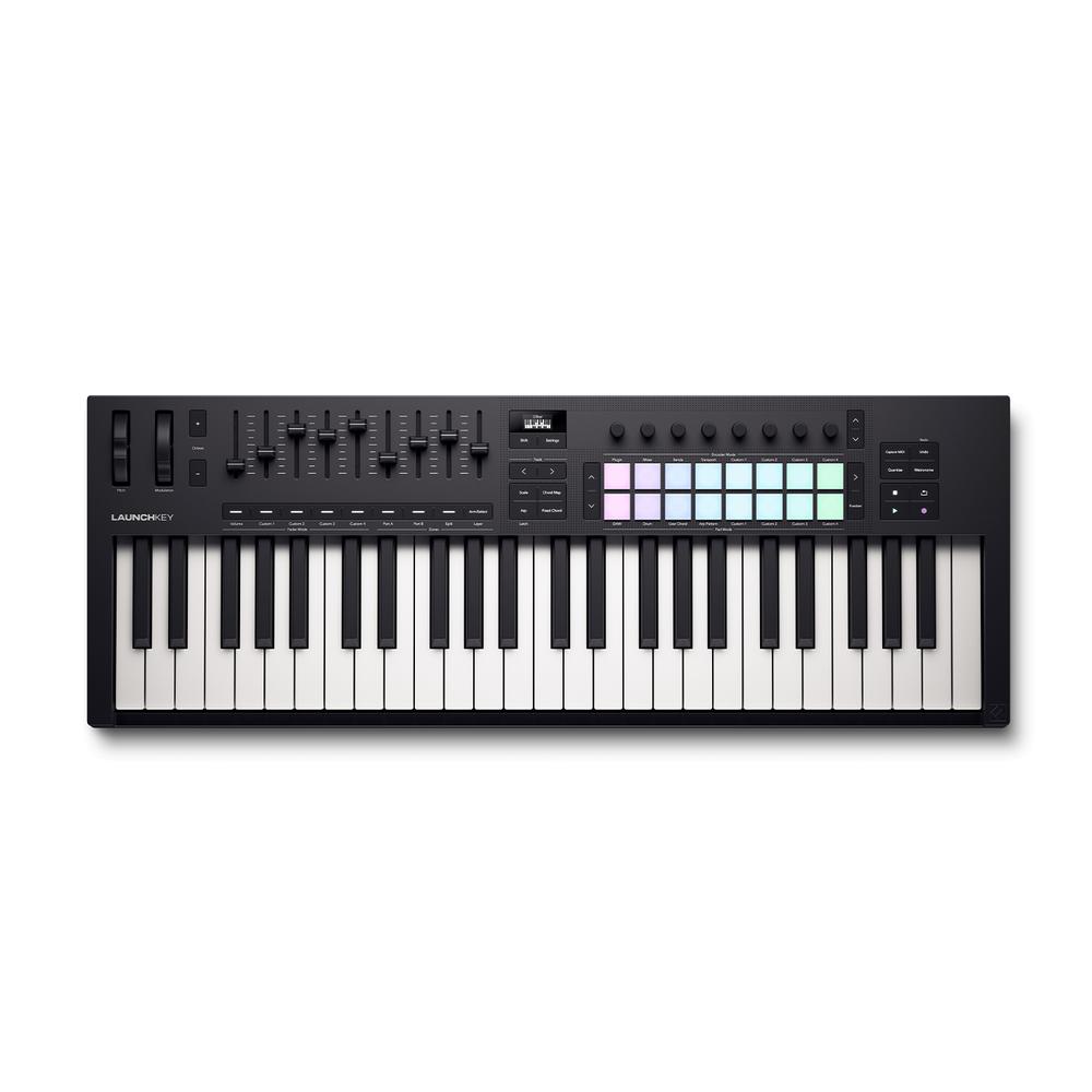Foto 2 pulgar | Teclado Controlador MIDI Novation Launchkey 49 Mk4 Negro de 49 Teclas