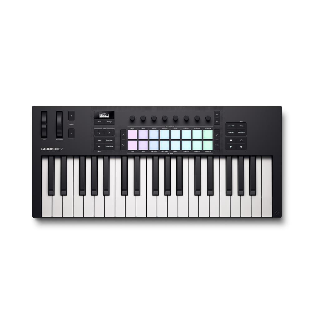 Teclado Controlador MIDI Novation Launchkey 37 Mk4 Negro de 37 Teclas