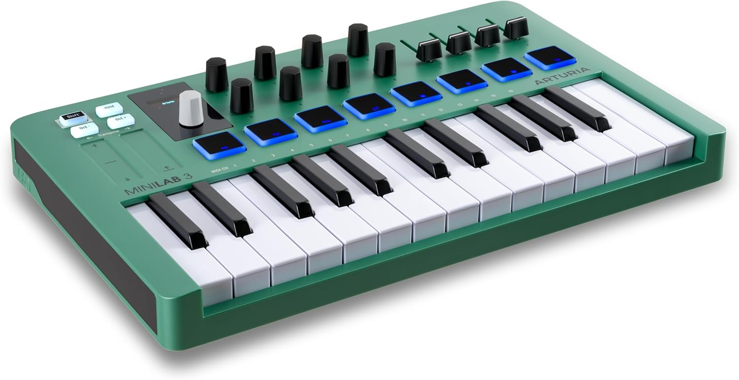 Foto 2 | Controlador Arturia Minilab 3 Color Verde