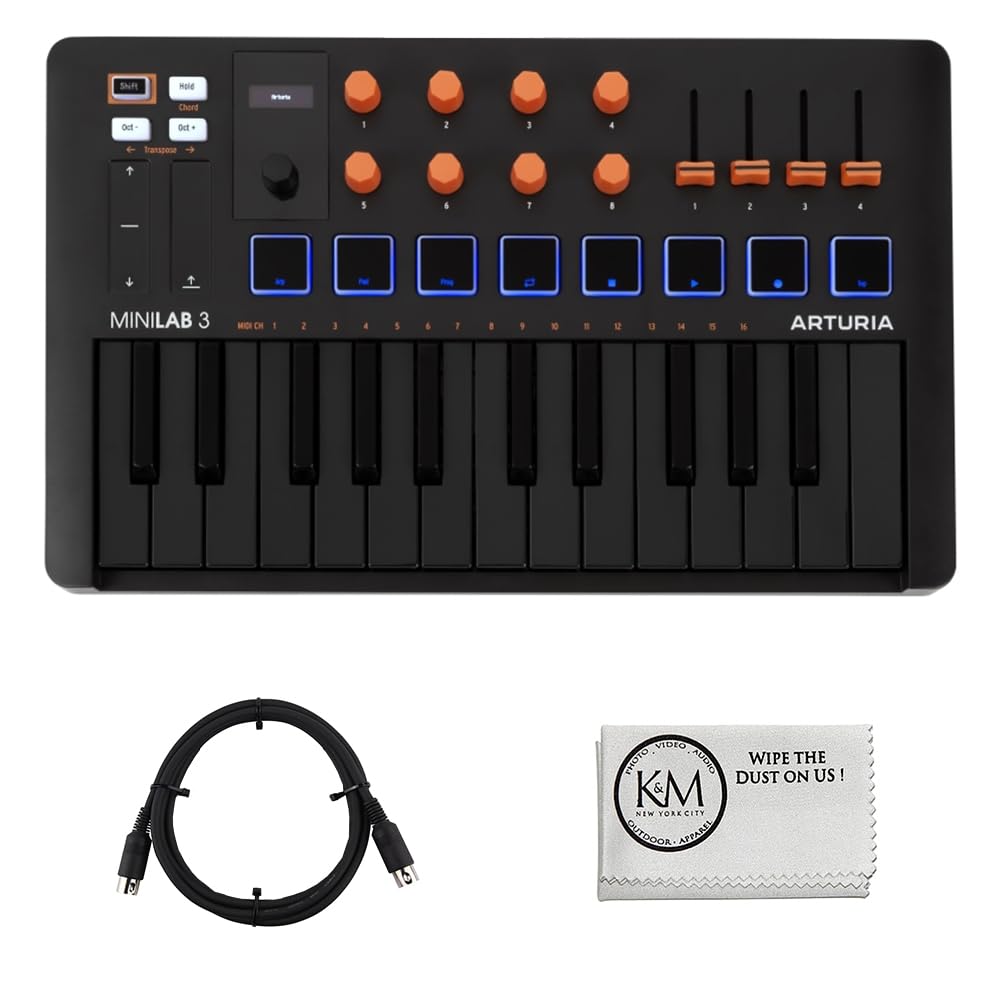 Controlador De Teclado Y Teclado Midi Arturia Minilab 3 Orange - Venta Internacional.