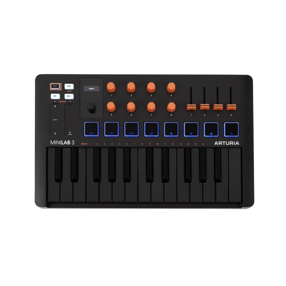 Foto 3 pulgar | Controlador De Teclado Y Teclado Midi Arturia Minilab 3 Orange - Venta Internacional.
