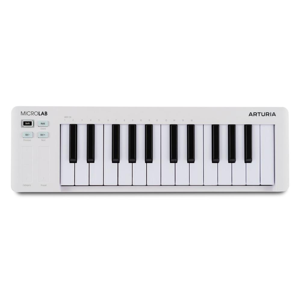 Foto 3 pulgar | Teclado Controlador Midi Usb Arturia Microlab Mk3 Blanco