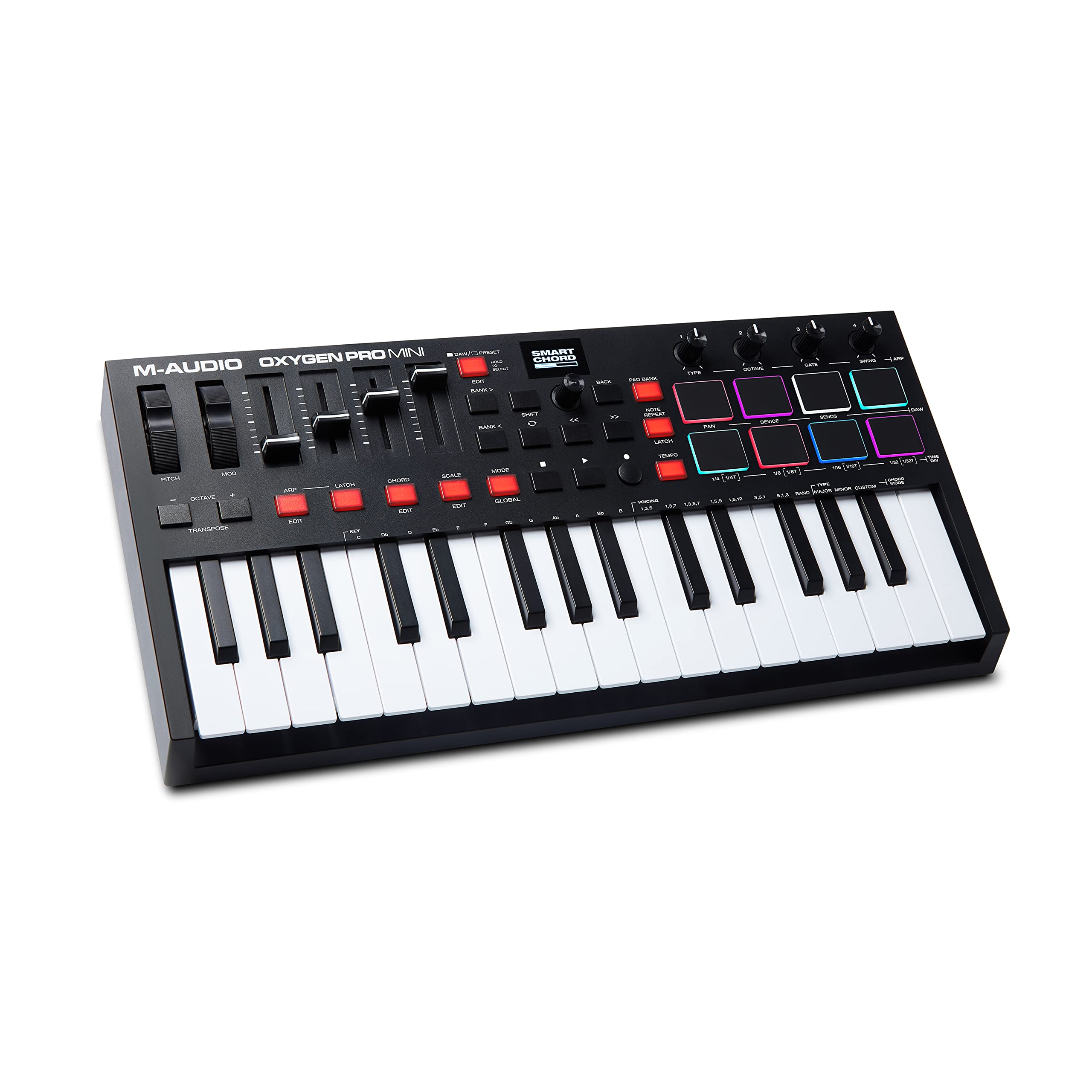 Foto 1 | Controlador De Teclado Midi M-audio Oxygen Pro Mini De 32 Teclas - Venta Internacional.