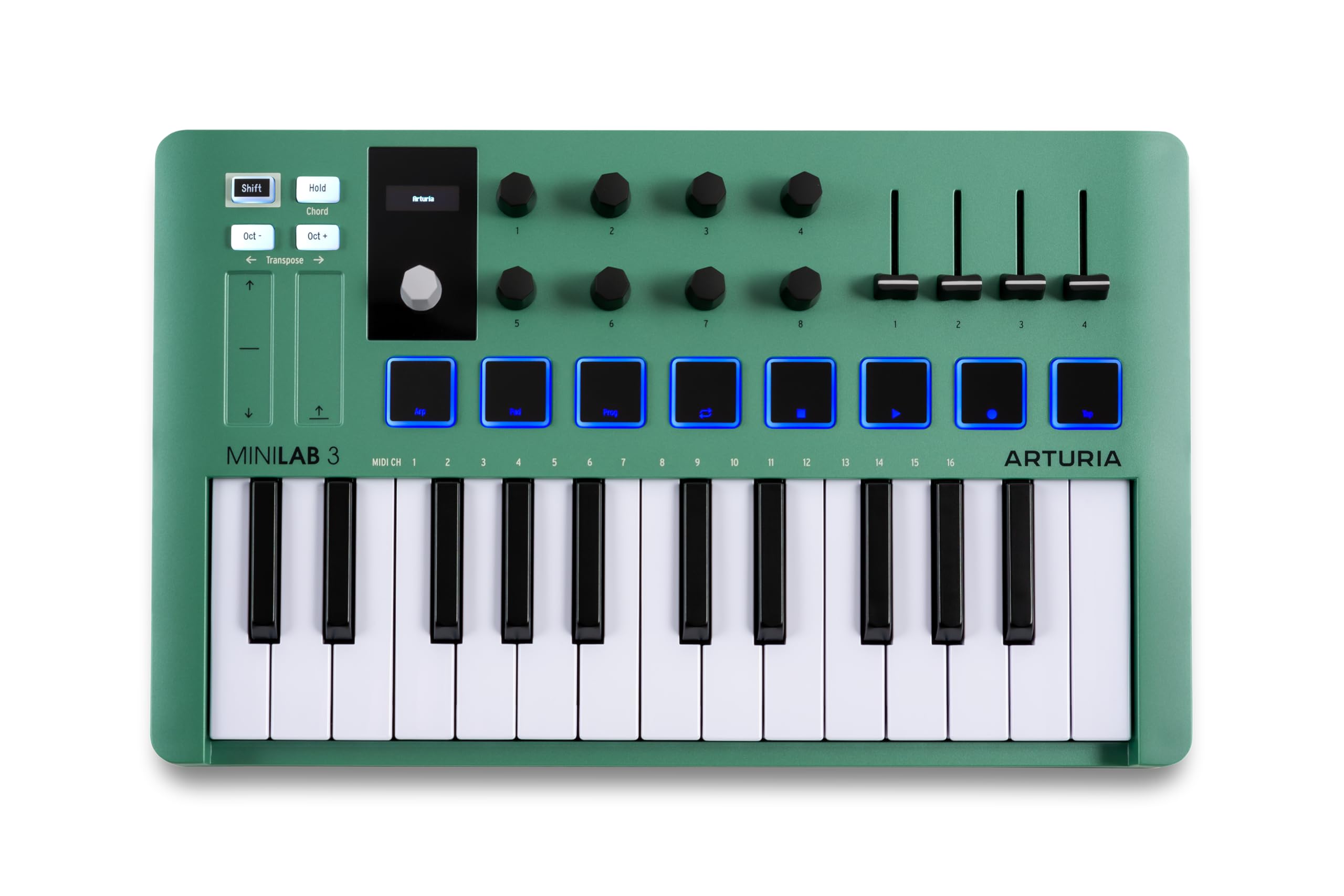 Controlador De Teclado Midi Arturia Minilab 3 De 25 Teclas, Color Verde Menta - Venta Internacional.