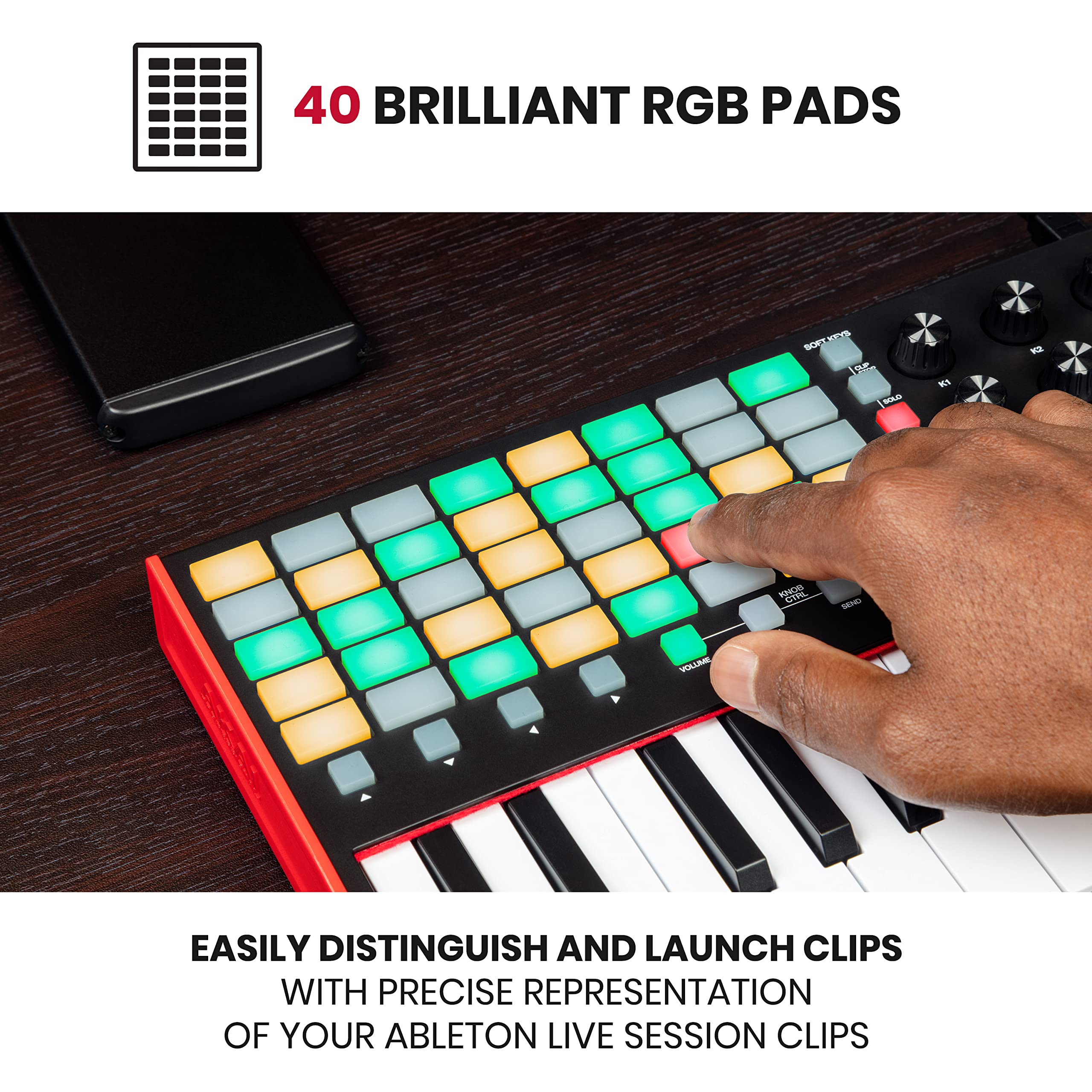 Foto 3 | Controlador De Teclado Midi Akai Professional Apc Key 25 Mk2 - Venta Internacional.