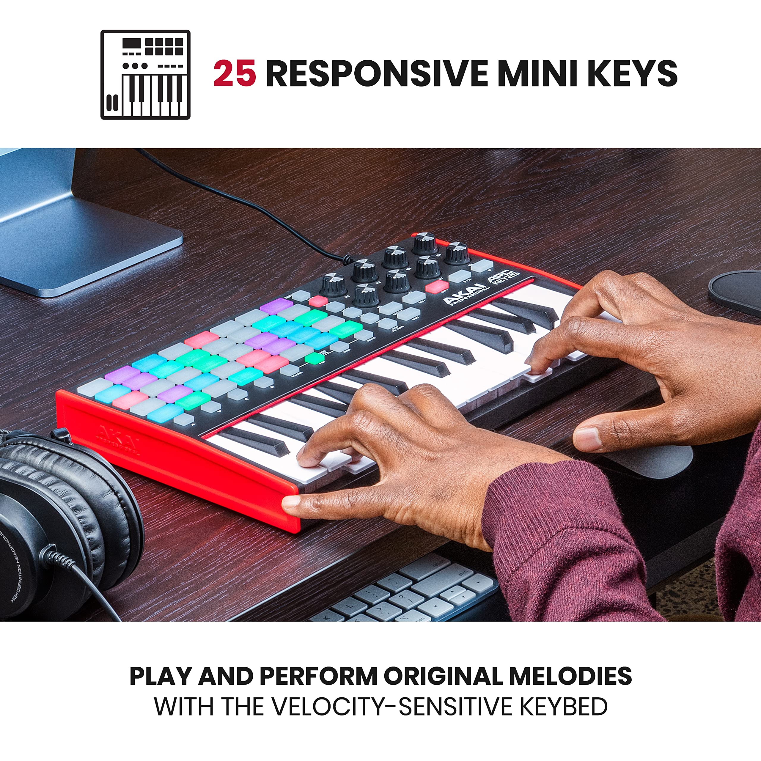 Foto 5 pulgar | Controlador De Teclado Midi Akai Professional Apc Key 25 Mk2 - Venta Internacional.