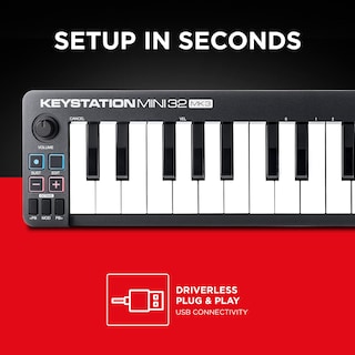 Foto 5 | Controlador De Teclado Usb Midi M-audio Keystation Mini 32 - Venta Internacional.