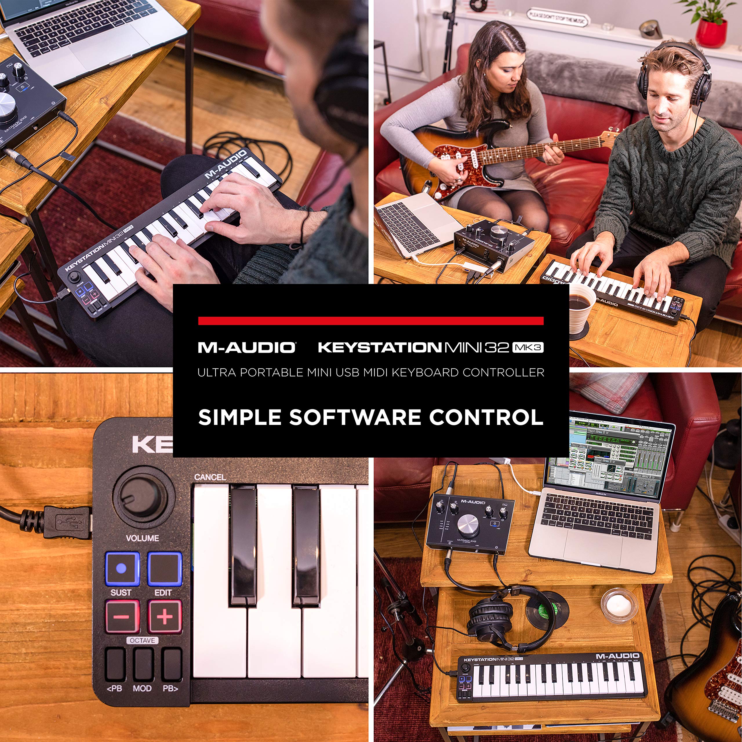 Foto 8 pulgar | Controlador De Teclado Usb Midi M-audio Keystation Mini 32 - Venta Internacional.