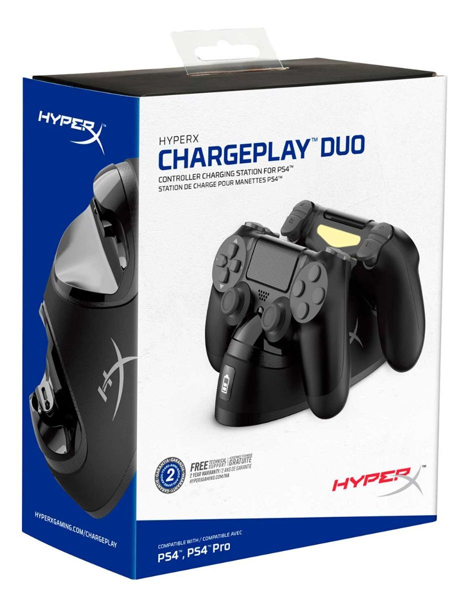 Foto 4 pulgar | Cargador de Controles Chargeplay Hyper X Duo For Control Ps4