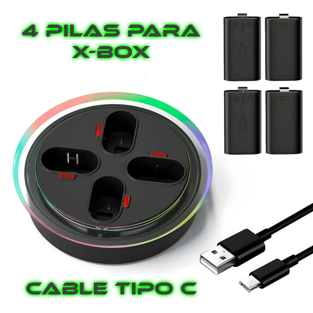 Foto 3 pulgar | Cargador con 4 Pilas para Xbox One Store Cline SC-BTXONE