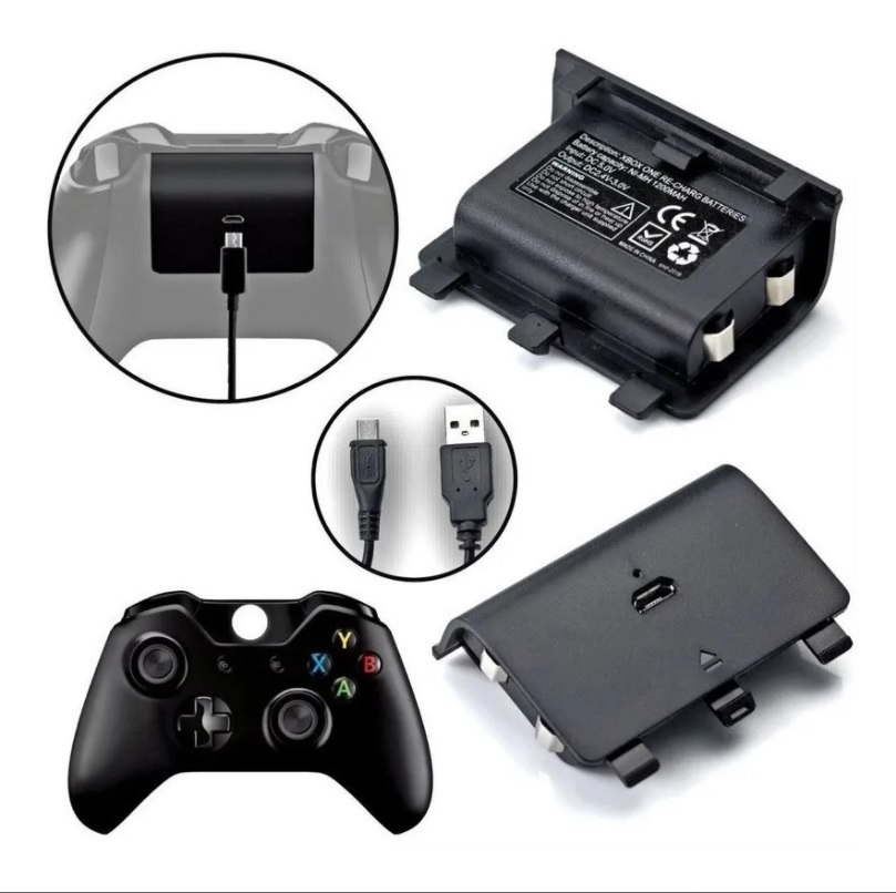Foto 5 pulgar | Batería Recargable para Control Xbox One Prodotty 3 Piezas