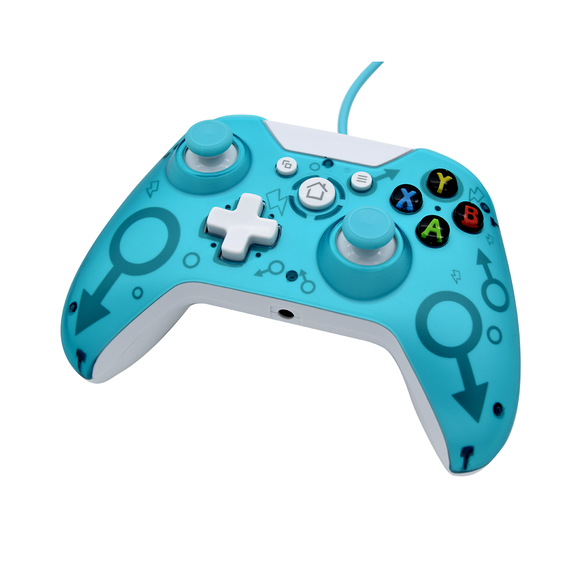 Foto 2 pulgar | Control Alámbrico Virtual Zone VZ-ONE-CAT color Azul Compatible con Xbox One
