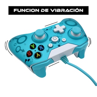 Foto 3 | Control Alámbrico Virtual Zone VZ-ONE-CAT color Azul Compatible con Xbox One