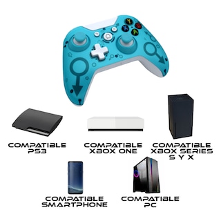 Foto 6 | Control Inalámbrico Recargable Virtual Zone VZ-ONE-CIT color Azul Compatible con Xbox One