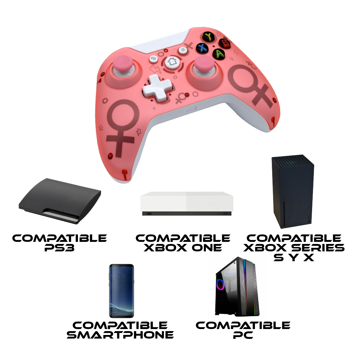 Foto 7 pulgar | Control Inalámbrico Virtual Zone Recargable para Xbox One