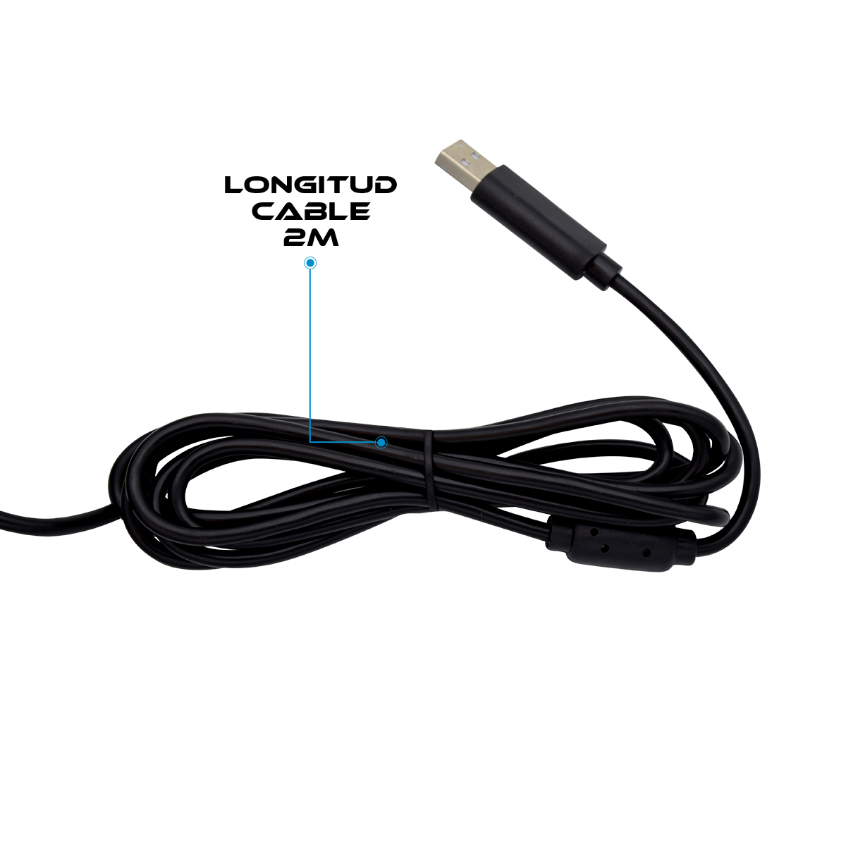 Foto 6 pulgar | Control Alambrico Blanco Compatible Con Xbox One