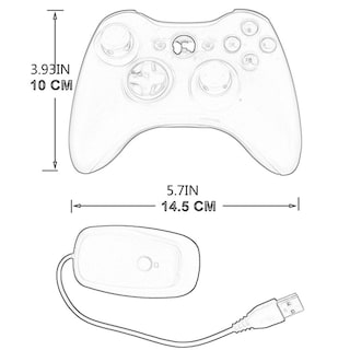 Foto 3 | Gamepad Inalámbrico Para Xbox 360 Con Receptor Para Pc - Venta Internacional.