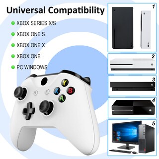 Foto 2 | Controlador Xbox One, Xbox Series X/s, Xbox One X/s, Pc Blanco - Venta Internacional.