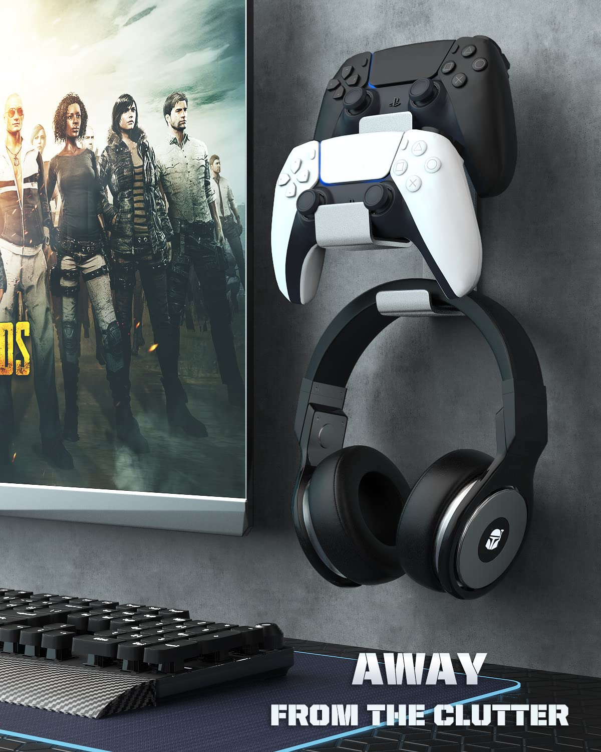 Foto 8 pulgar | Soporte Para Mando Y Auriculares Moko Para Xbox Ps Pc Switch - Venta Internacional.