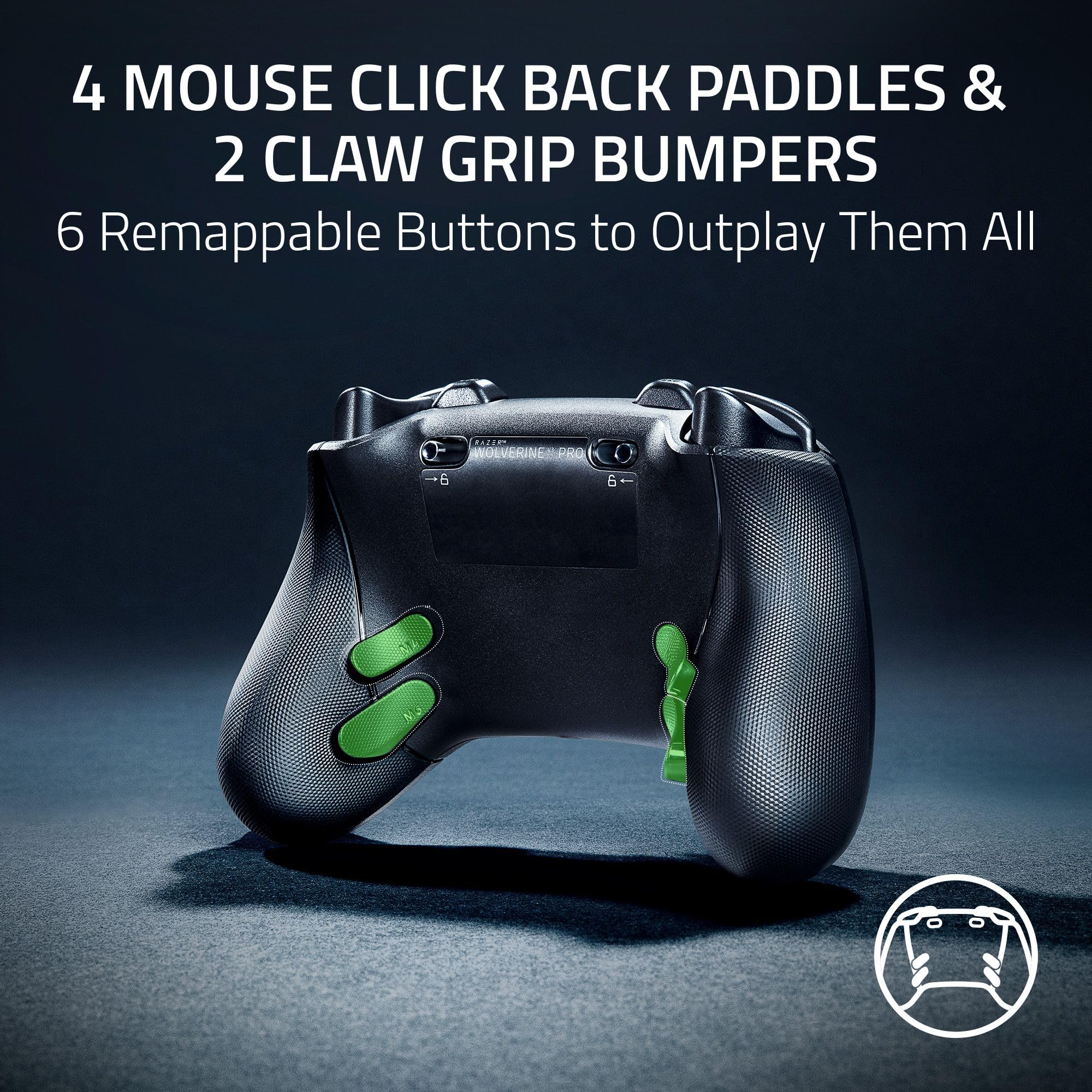 Foto 3 pulgar | Controlador De Juegos Inalámbrico Razer Wolverine V3 Pro Para Xbox - Venta Internacional.