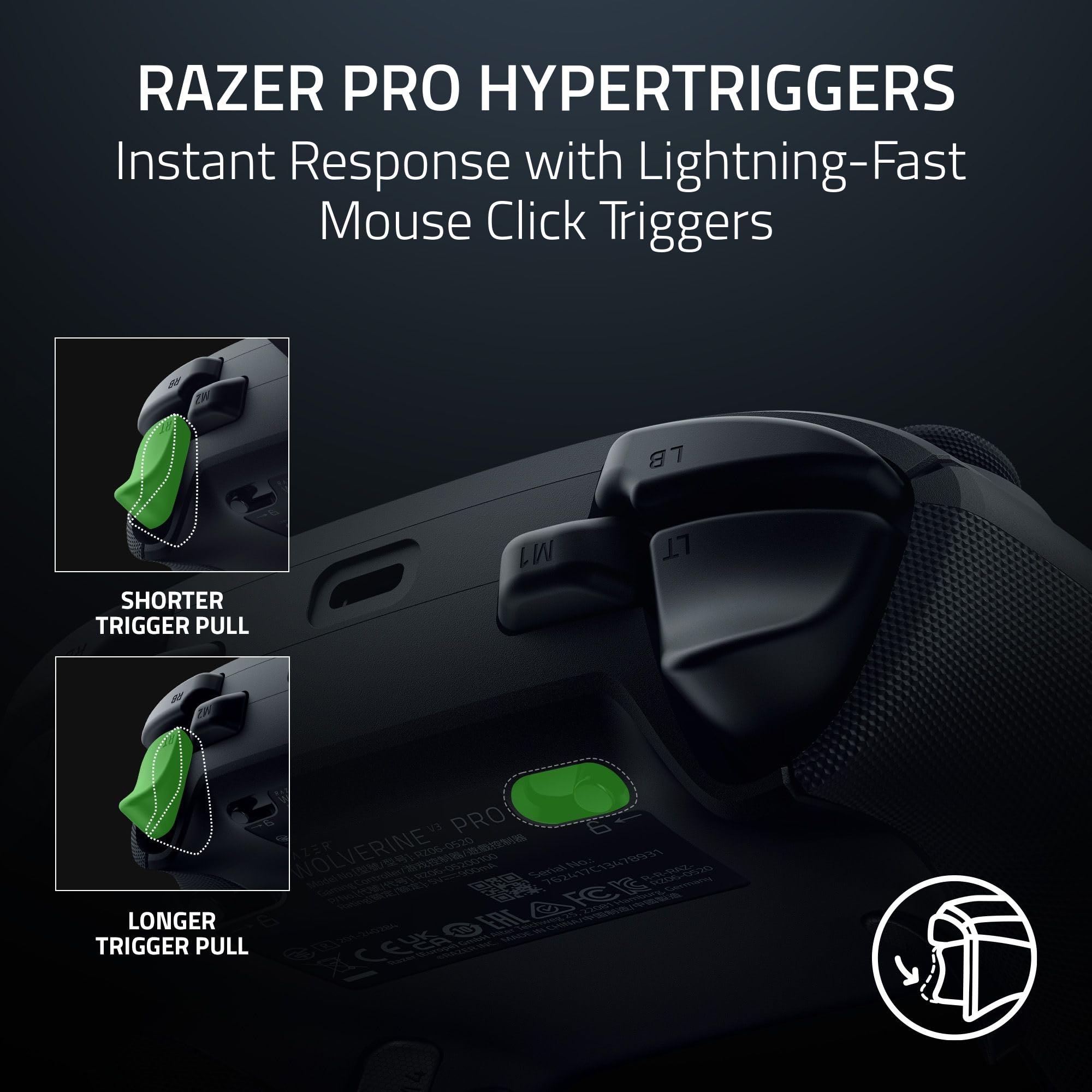 Foto 4 pulgar | Controlador De Juegos Inalámbrico Razer Wolverine V3 Pro Para Xbox - Venta Internacional.
