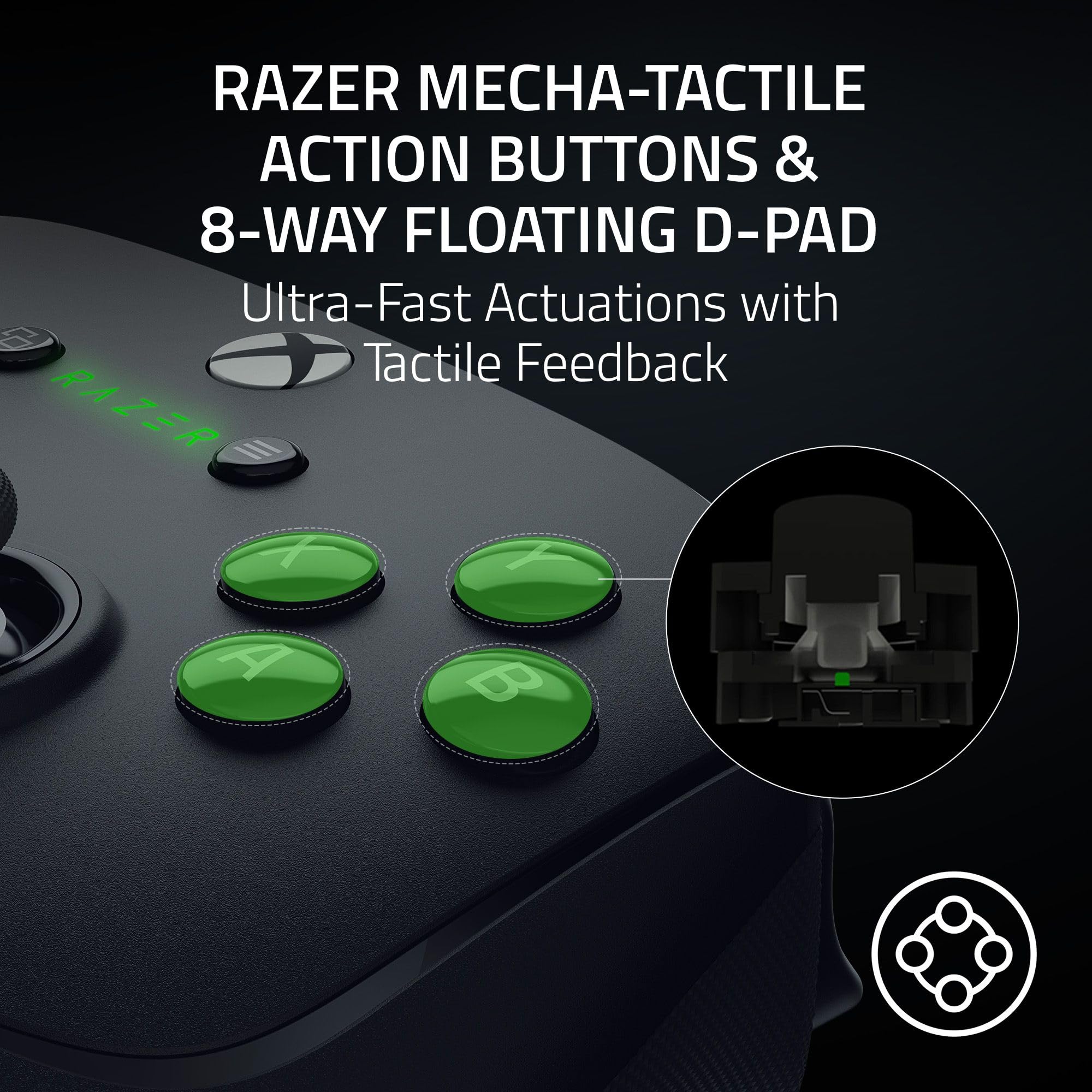 Foto 7 pulgar | Controlador De Juegos Inalámbrico Razer Wolverine V3 Pro Para Xbox - Venta Internacional.