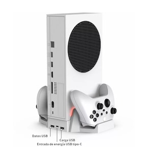Foto 5 | Base de Carga con Ventilador Belug para Xbox Series S Blanca con 2 Baterías Recargables