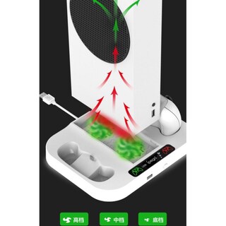 Foto 2 | Estación De Carga Para Xbox Series S Con 3 Concentradores Usb Y Ventilador - Venta Internacional.