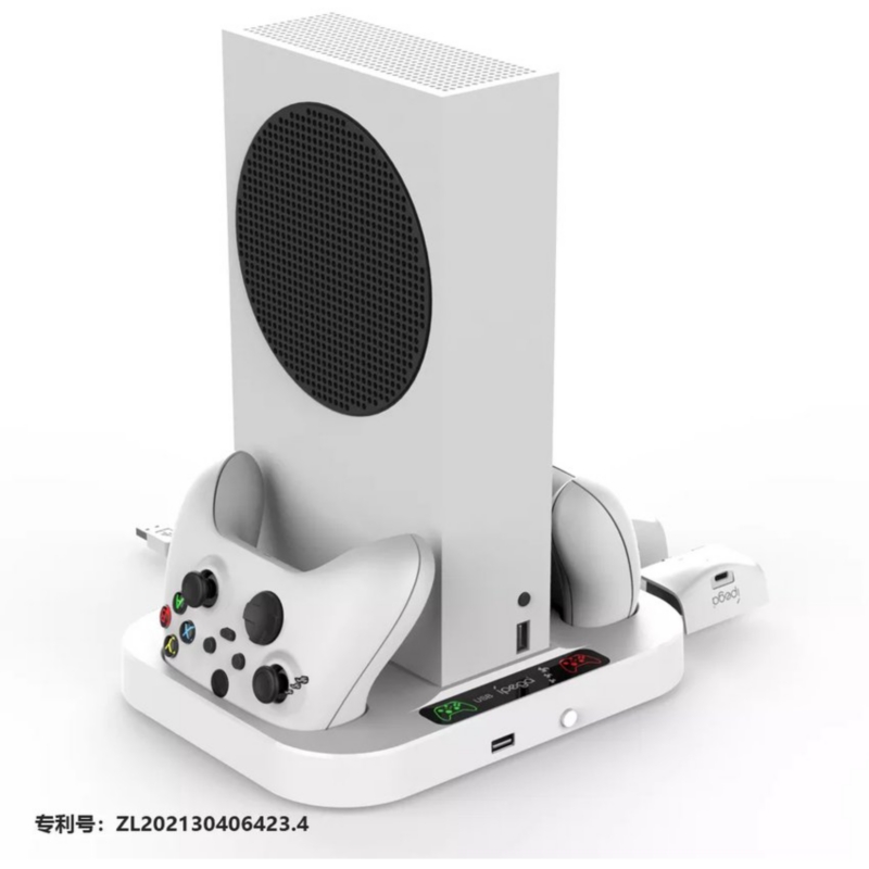 Foto 4 | Estación De Carga Para Xbox Series S Con 3 Concentradores Usb Y Ventilador - Venta Internacional.