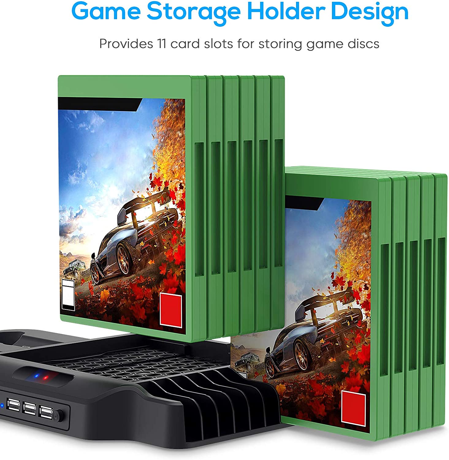 Foto 5 pulgar | Soporte Vertical Con Ventilador De Refrigeración Para Xbox Series X/s - Venta Internacional.