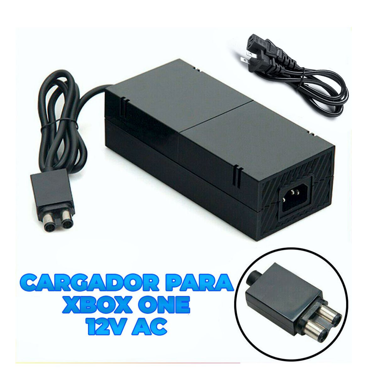 Foto 2 | Cargador Fuente De Poder Compatible Con Xbox One Elegate Negro