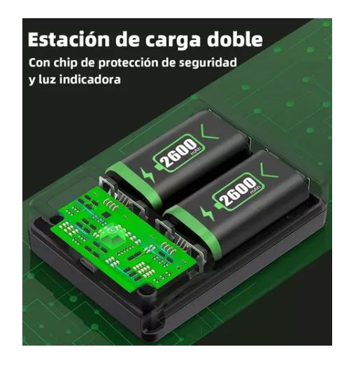 Foto 3 | Batería Recargable de 2600 mAh para Mandos Xbox