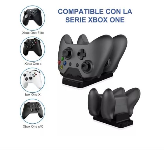 Foto 3 pulgar | Base Cargadora Doble para Controles Xbox One