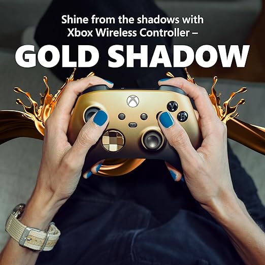 Foto 2 | Controlador de Juegos Inalámbricos Xbox Special Edition Gold Shadow