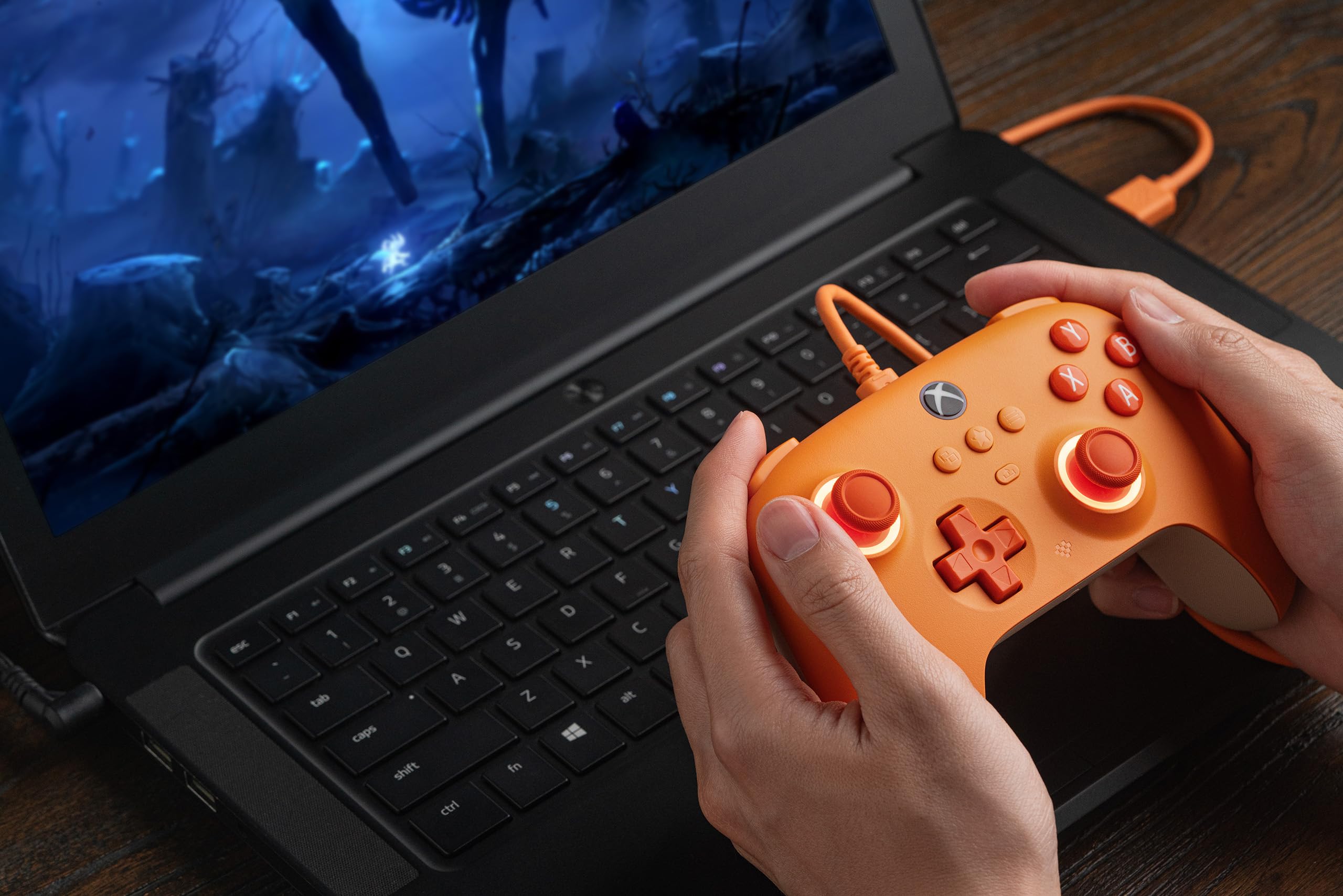 Foto 4 pulgar | Control 8Bitdo Naranja Ultimate C con Cable Xbox Series X|S - One - Venta Internacional