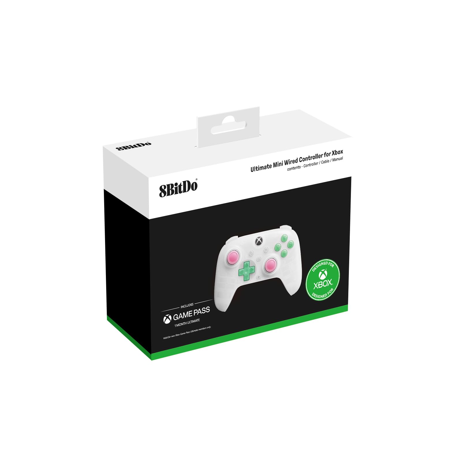 Foto 7 pulgar | Controlador 8Bitdo Ultimate Mini con Cable Blanco Translúcido para Xbox - Venta Internacional