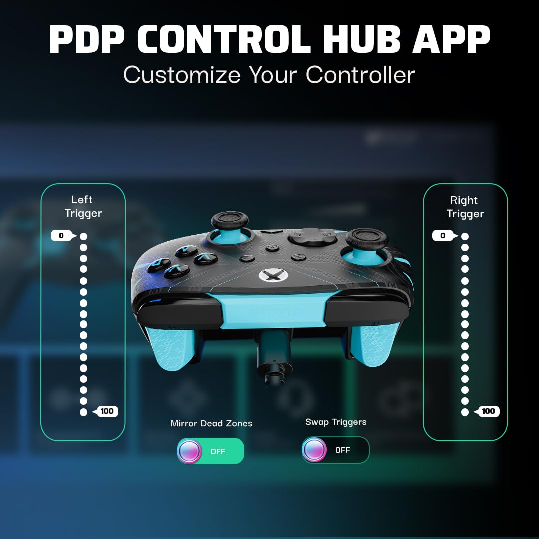 Foto 6 pulgar | Controlador Con Cable Mejorado Gamepad Pdp Gaming Rematch Glow - Venta Internacional.