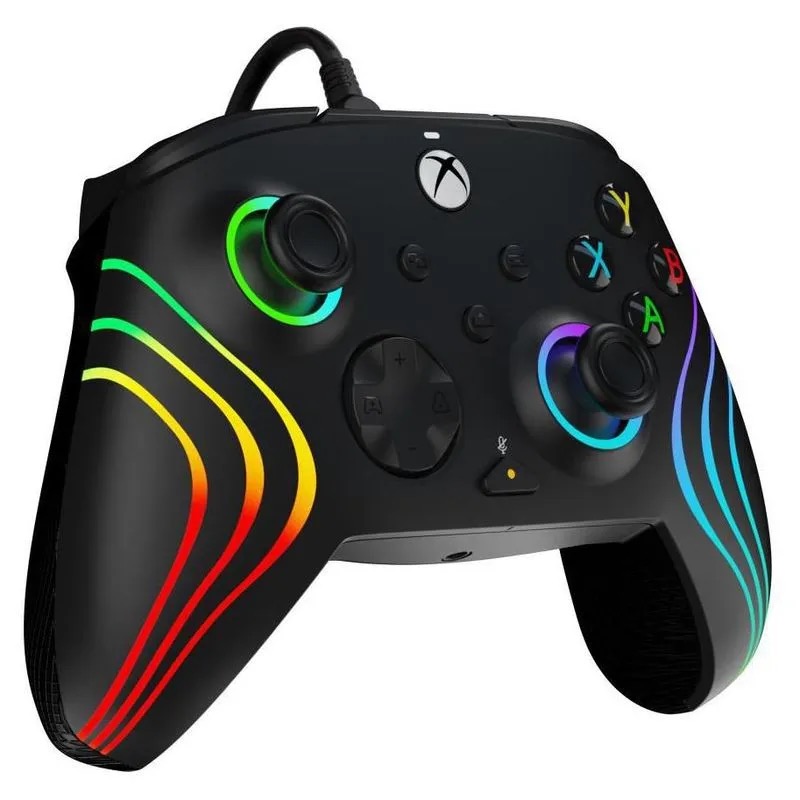 Foto 3 pulgar | Control Alámbrico Pdp Afterglow Wave Black Xbox one x/s