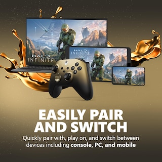 Foto 4 | Controlador de Juegos Inalámbrico Xbox Special Edition Gold Shadow - Venta Internacional