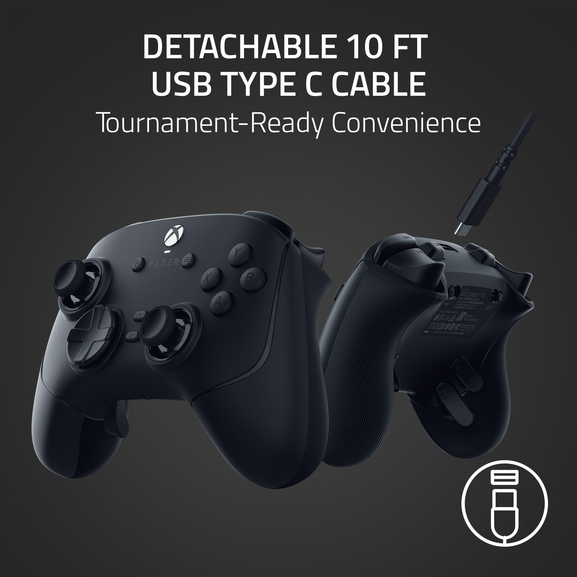 Foto 8 pulgar | Control Alámbrico para Xbox Series X|S Razer Wolverine V3 Tournament Edition Negro - Venta Internacional