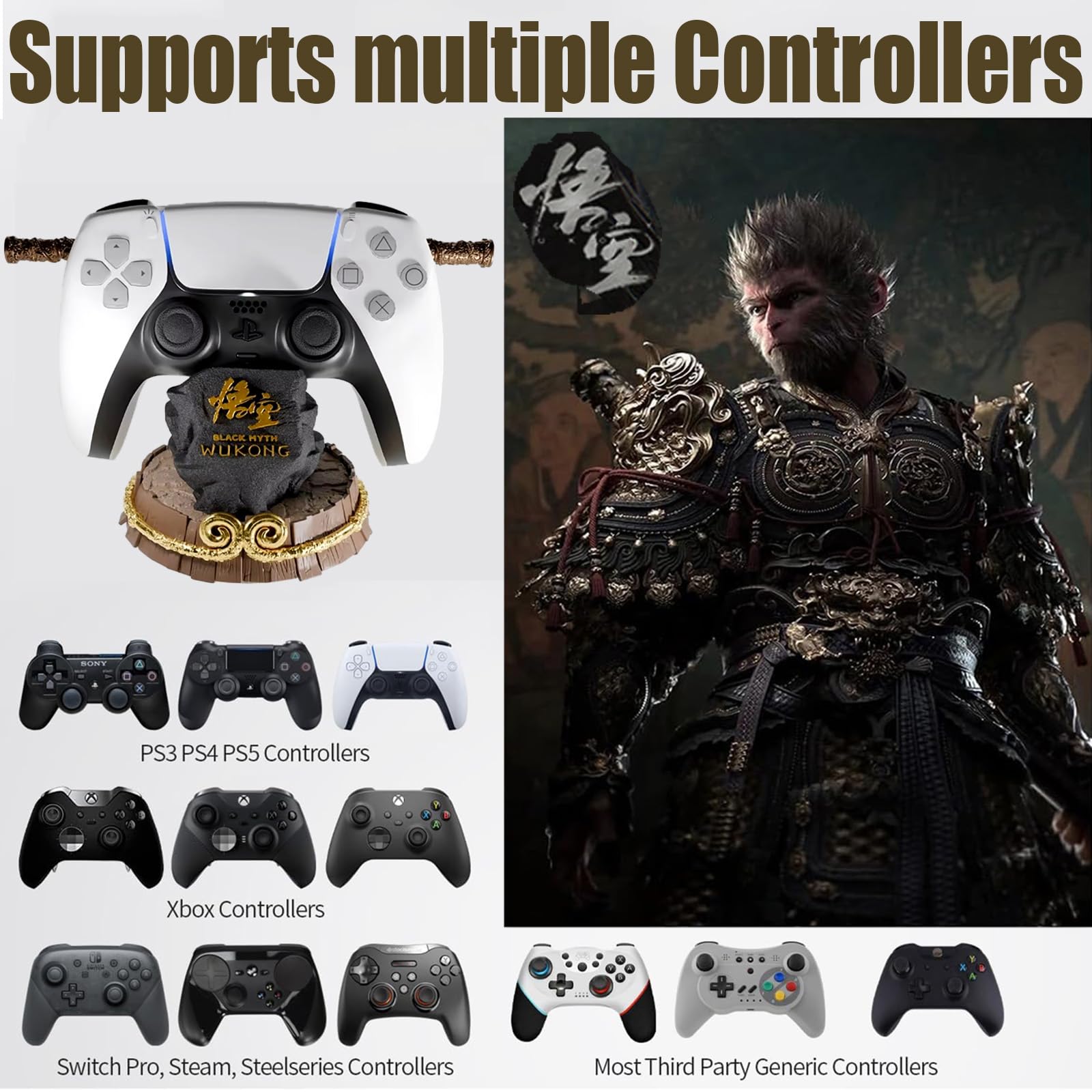 Foto 5 pulgar | Controlador De Juego Stand Black Myth Con Ruyi Staff - Venta Internacional.