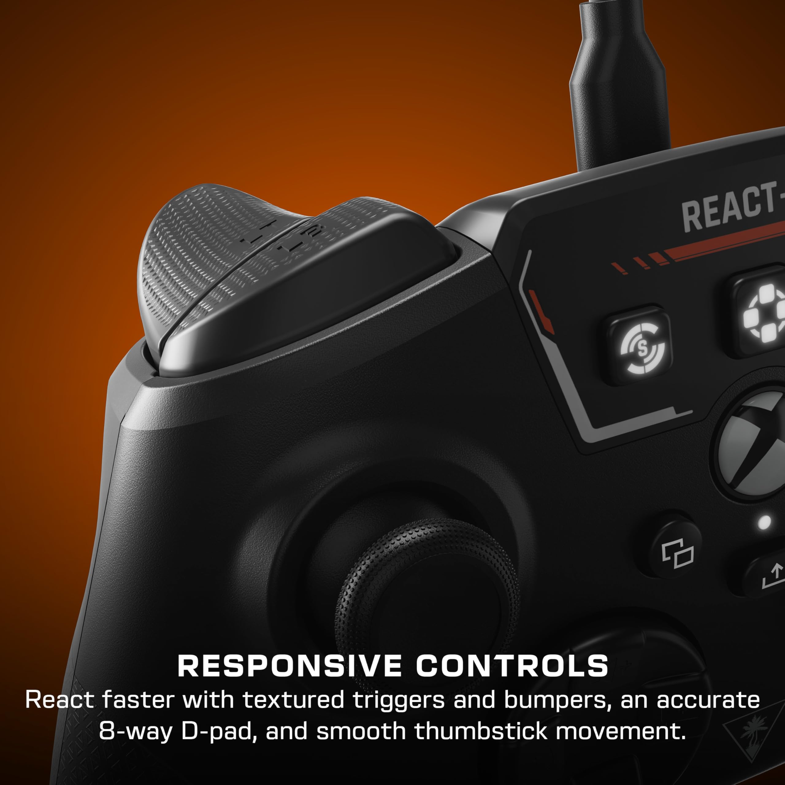 Foto 4 | Controlador De Juegos Turtle Beach React-r Con Cable, Xbox Series X, Xbox Series S, Xbox One Y Windo - Venta Internac