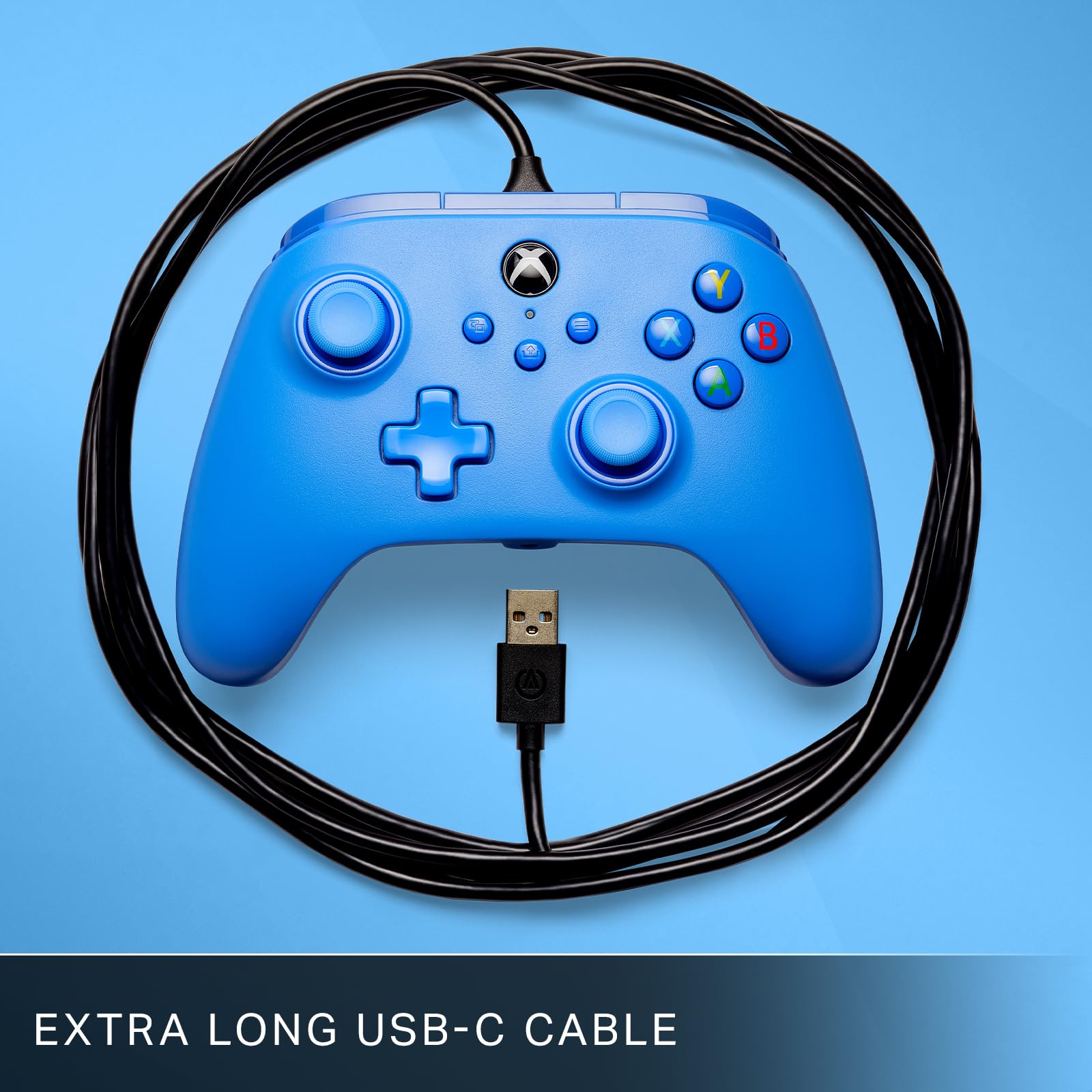 Foto 6 pulgar | Controlador Con Cable Gamepad Powera Para Xbox Series X|s - Azul - Venta Internacional.