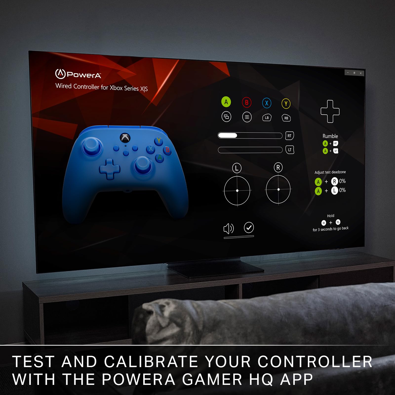 Foto 8 pulgar | Controlador Con Cable Gamepad Powera Para Xbox Series X|s - Azul - Venta Internacional.