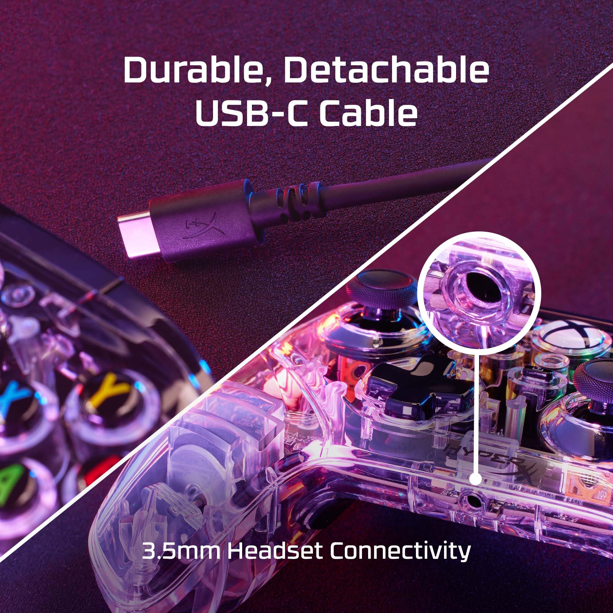 Foto 6 pulgar | Controlador Con Cable Hyperx Clutch Gladiate Rgb Para Xbox Con Licencia Oficial - Venta Internacional.