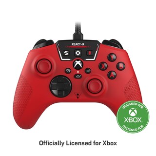 Foto 2 | Controlador De Juegos Turtle Beach React-r Con Cable Para Xbox Red - Venta Internacional.