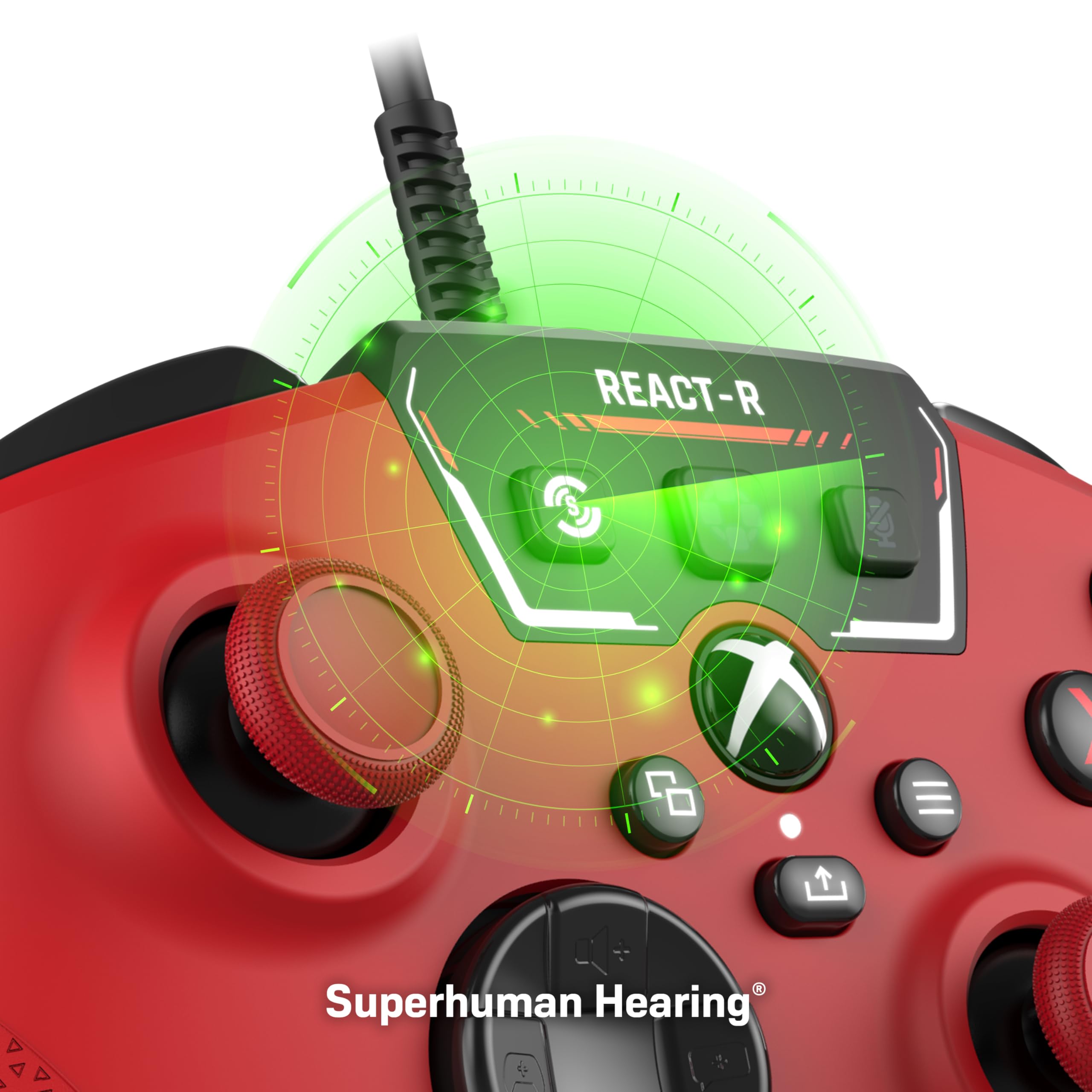 Foto 6 pulgar | Controlador De Juegos Turtle Beach React-r Con Cable Para Xbox Red - Venta Internacional.
