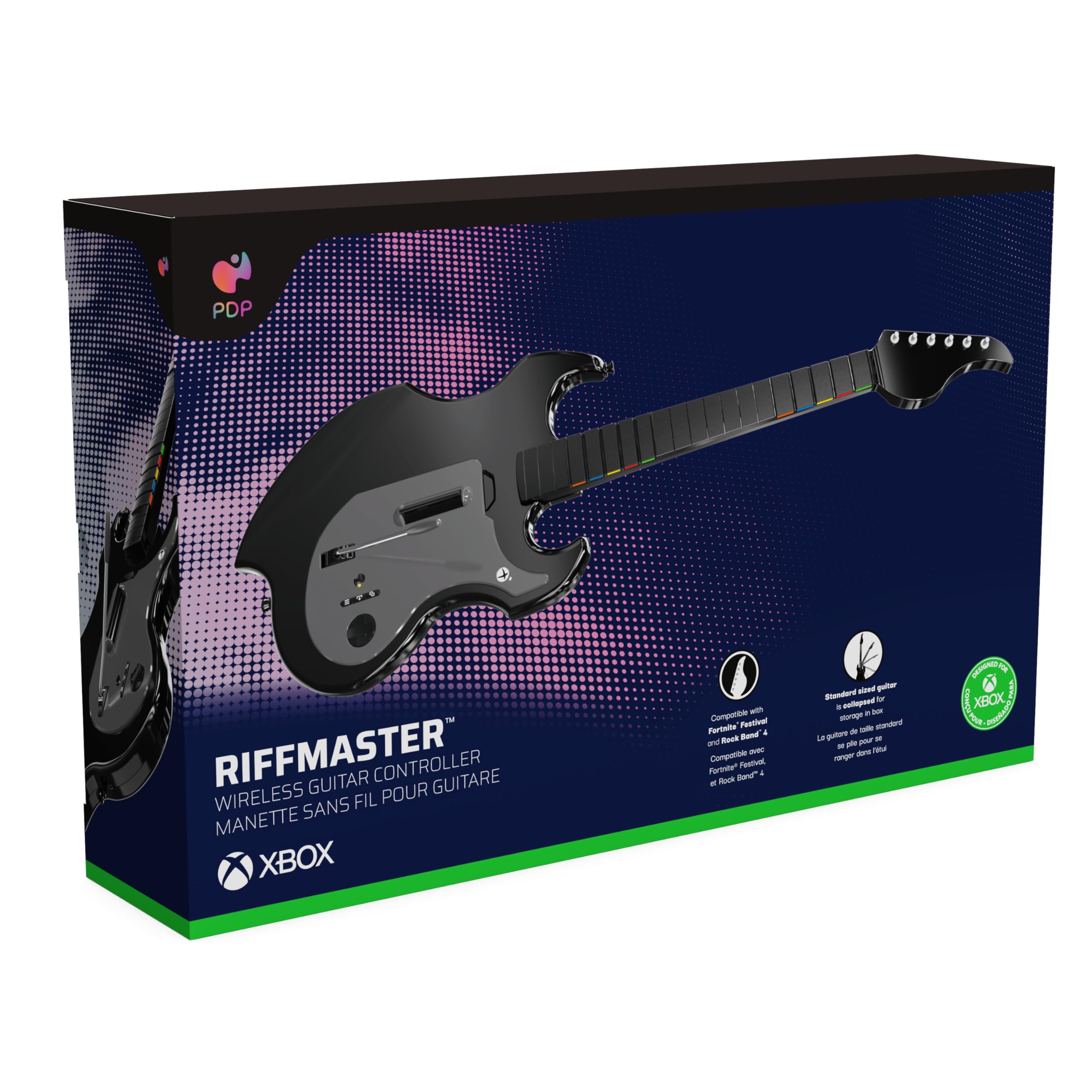 Foto 7 | Controlador De Guitarra Inalámbrico Pdp Riffmaster Para Xbox Series X|s - Venta Internacional.