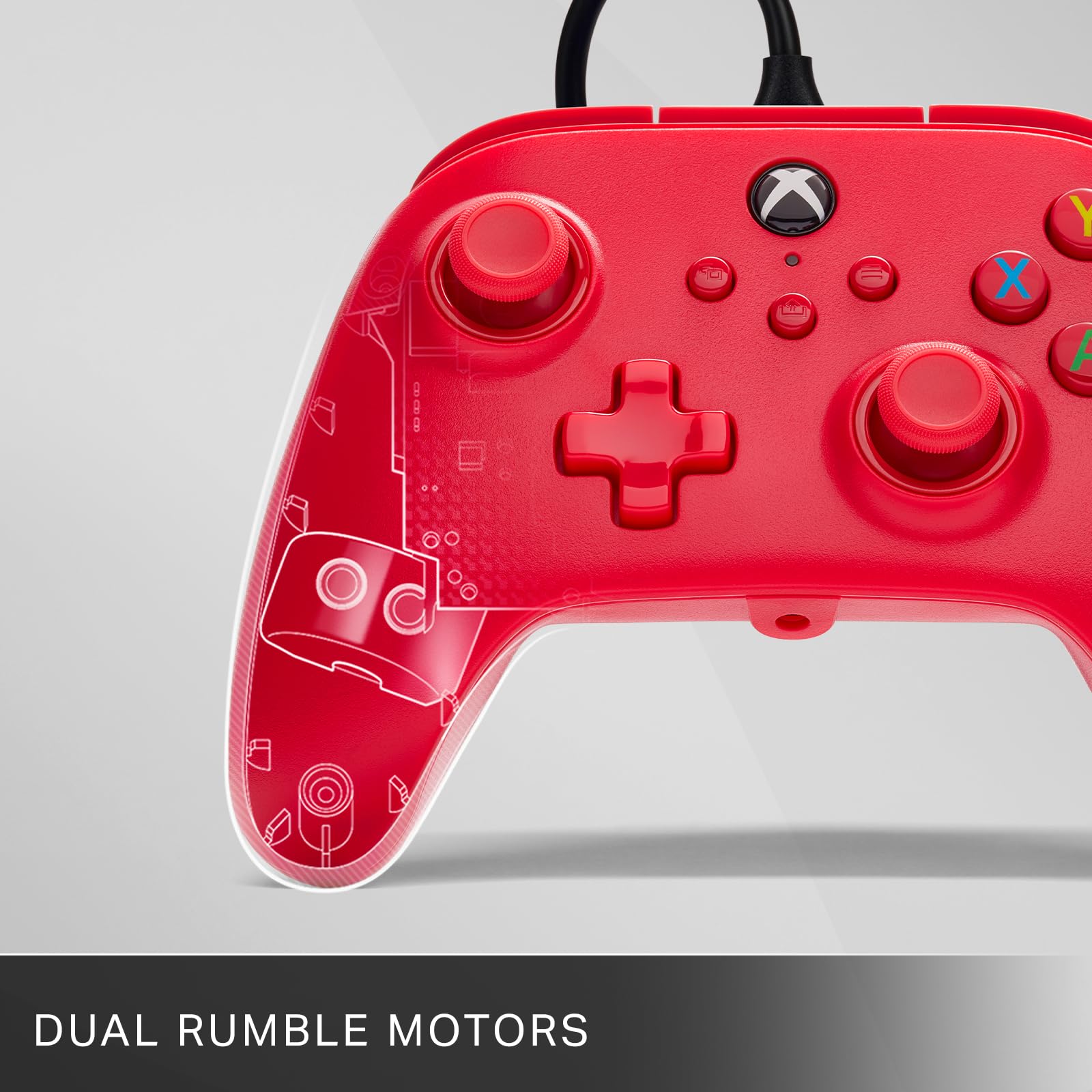 Foto 4 pulgar | Controlador Con Cable Gamepad Powera Para Xbox Series X|s - Rojo - Venta Internacional.