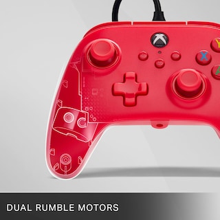 Foto 3 | Controlador Con Cable Gamepad Powera Para Xbox Series X|s - Rojo - Venta Internacional.